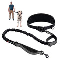 Cross-Border Pet Running Two-Piece Set With Waist Bag, Traction Leash, Anti-Shock Dog Walking Supplies, Dog Leash With Label Option