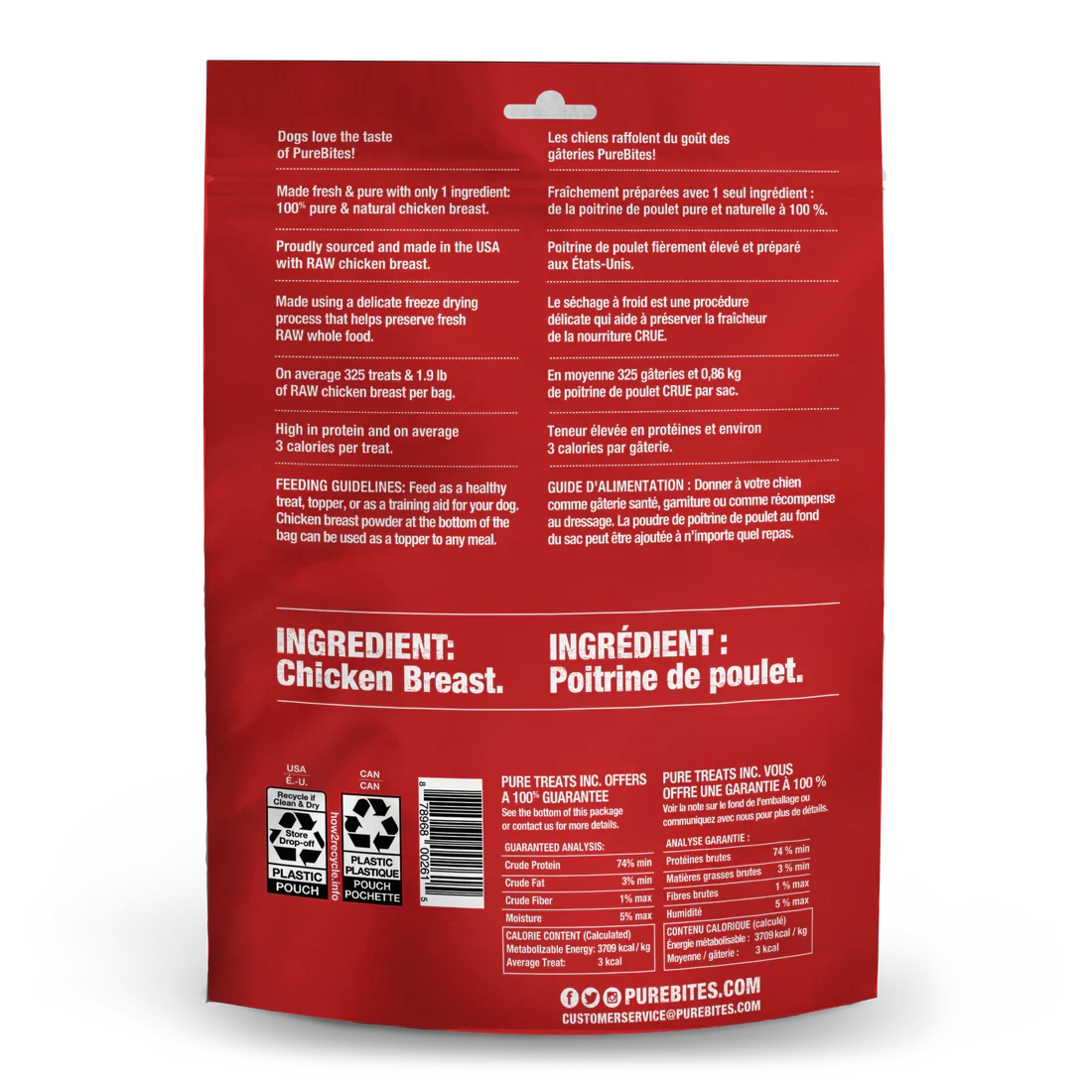 Pure Bites Chicken Freeze Dried Dog Treats