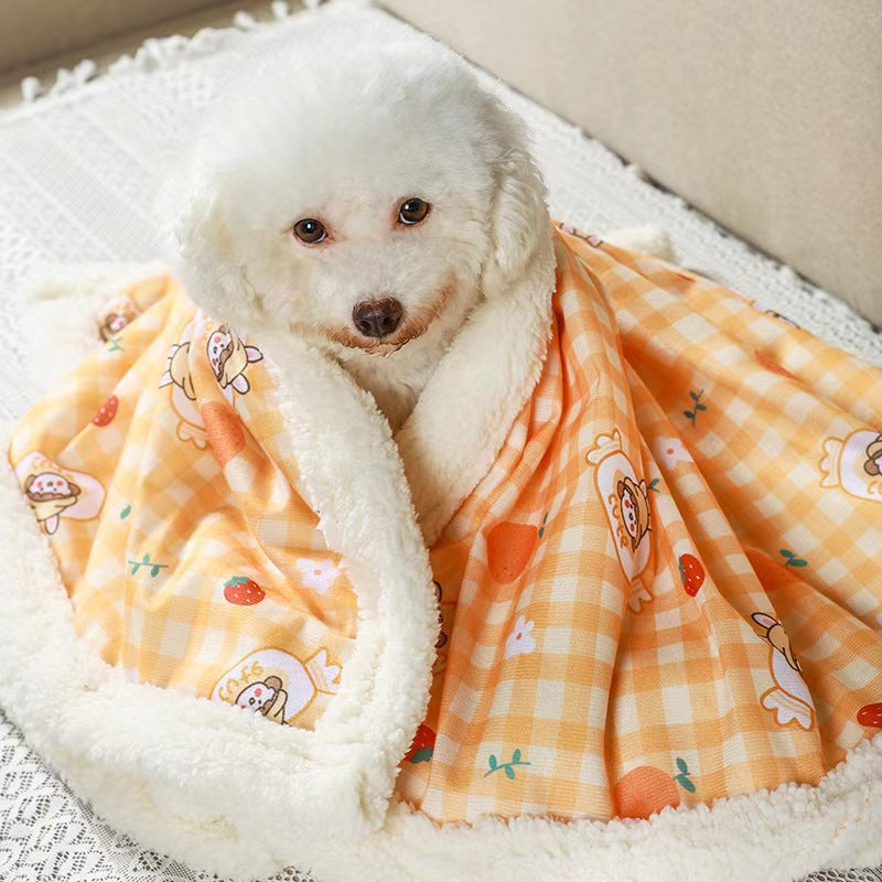 Pet Warming Blanket Dog Quilt Cat Mat