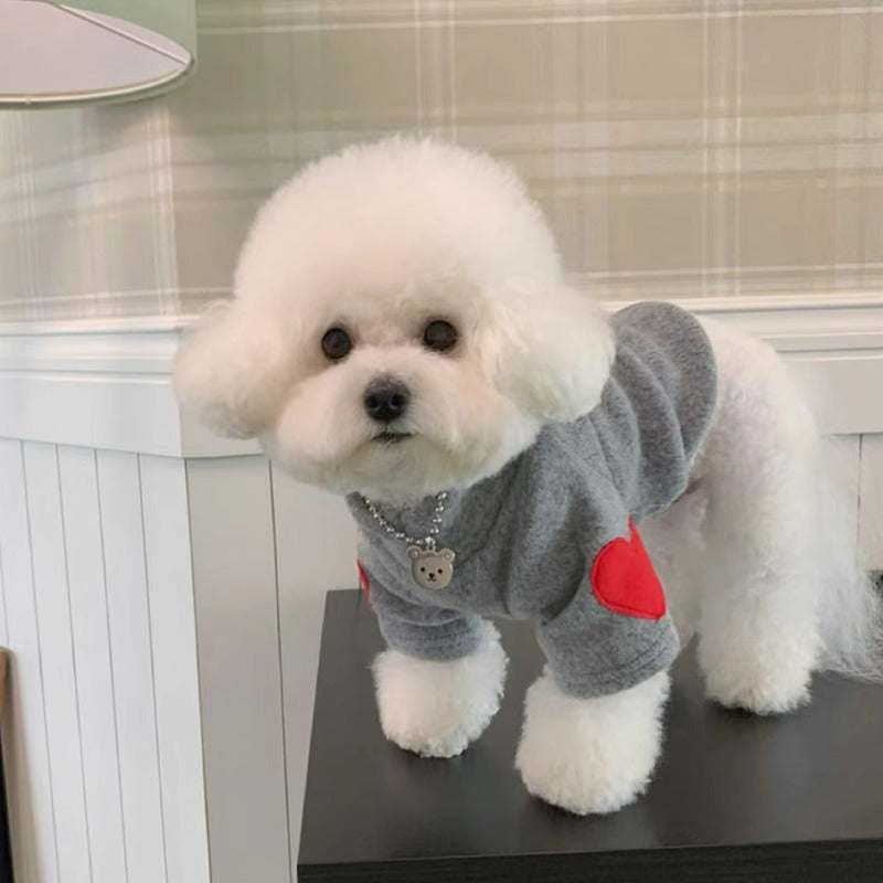 Bichons Heart-Throbbing Love Bottoming Shirt