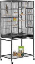 54-Inch Wrought Iron Standing for Large Parrot