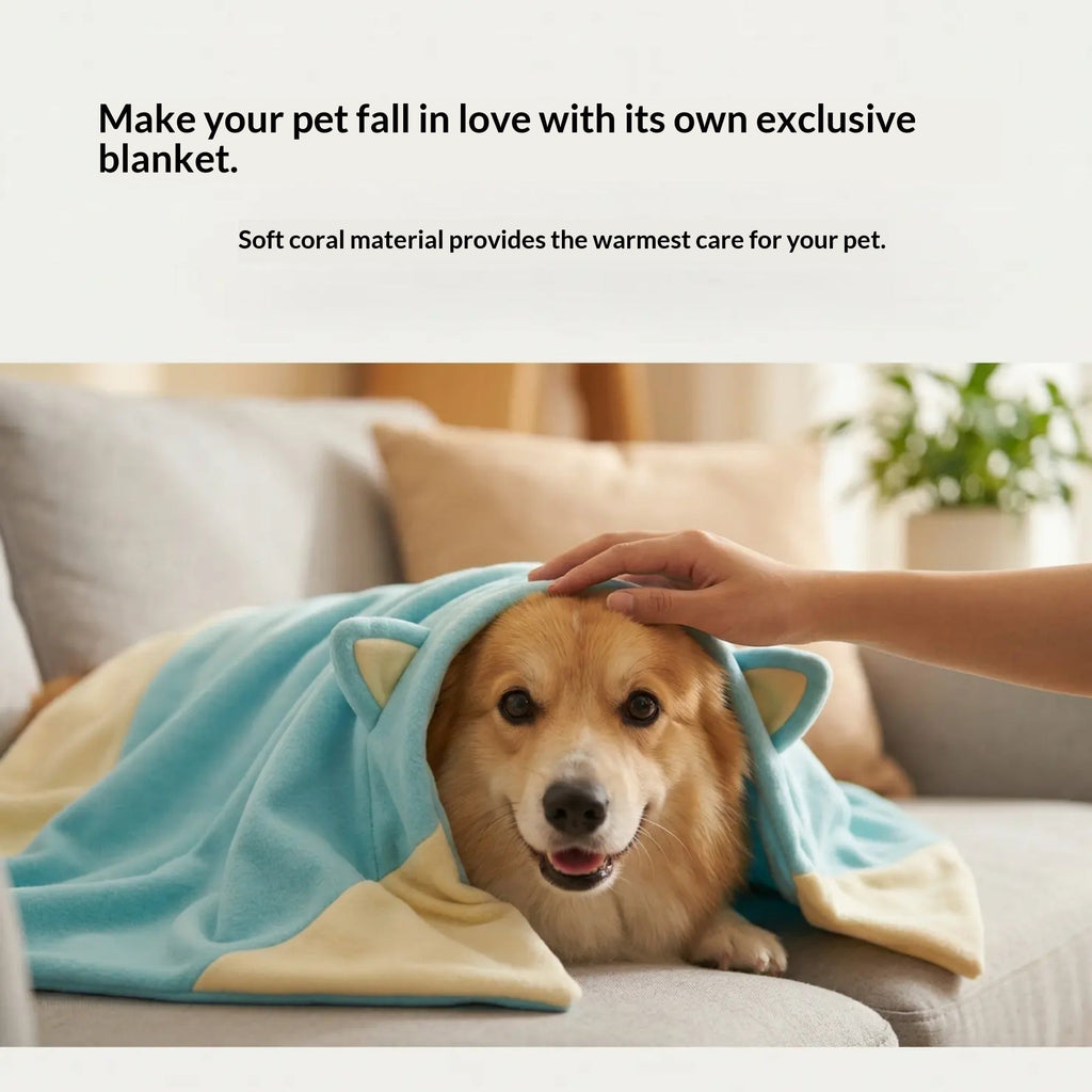 Dog Blanket Sleeping Mat, Plush, Comfortable And Warm, Suitable For Small And Medium-Sized Dogs, Corgis, And Teddy Dogs, Universal Pet Supplies