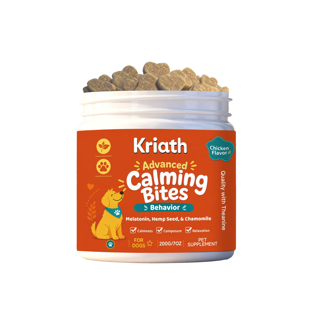 Dog Nutritional Chewable Tablets Help Dogs Take Care Of Daily Behavior Balance And Peaceful Rest Care