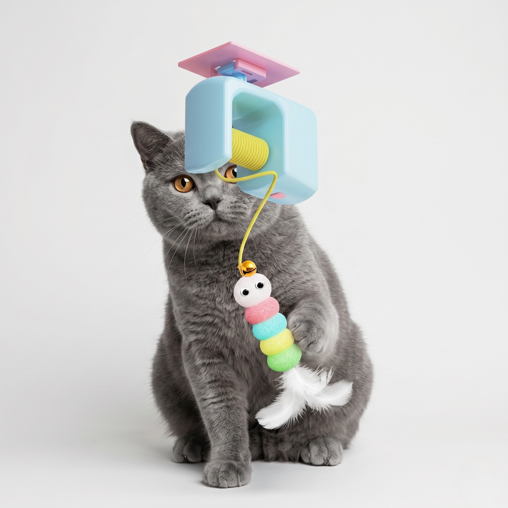 Automatic Hanging Yo-Yo Cat Teaser