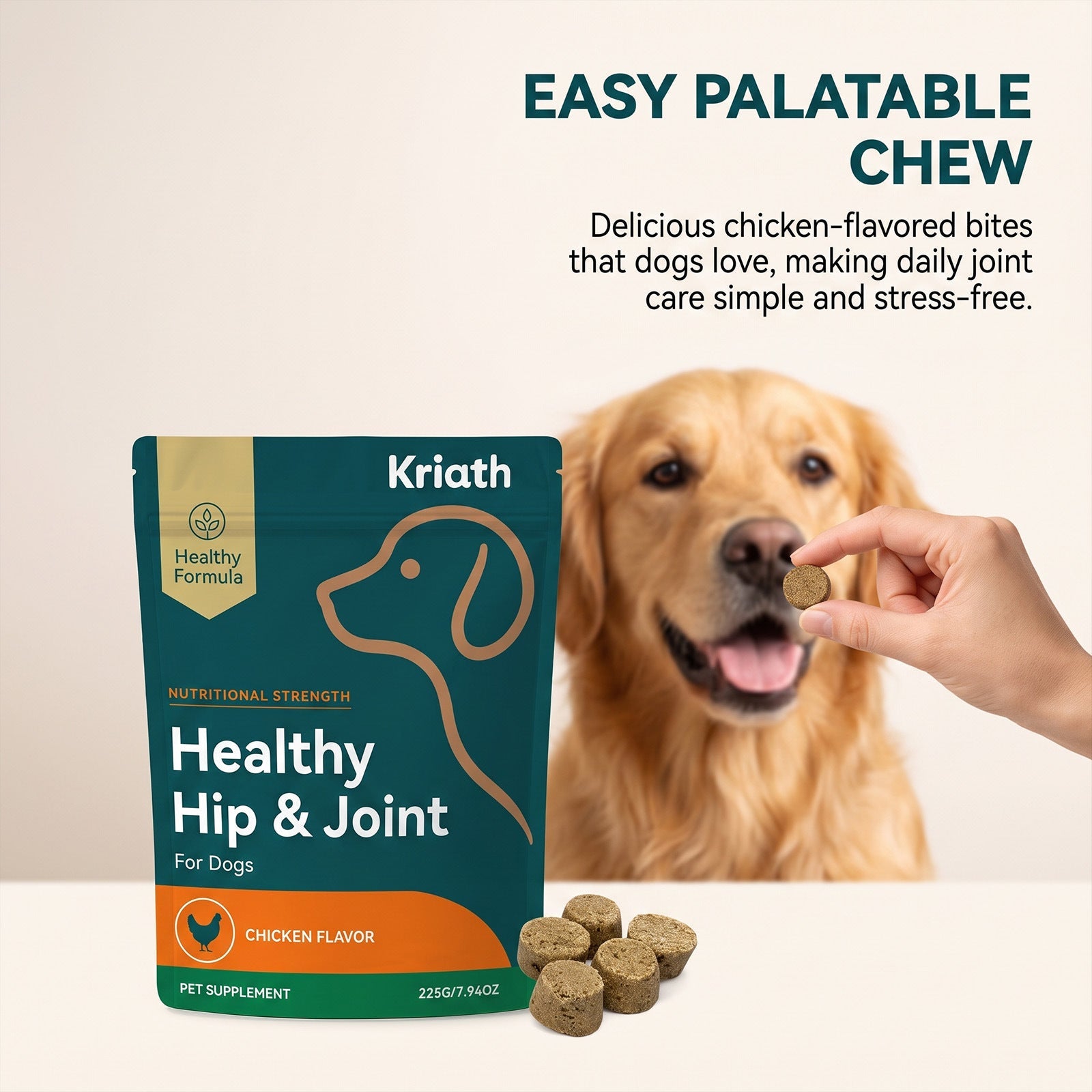 Dog Nutrition Chewable Tablets Gentle Care Dog Joints Flexible And Comfortable Pet Daily Care
