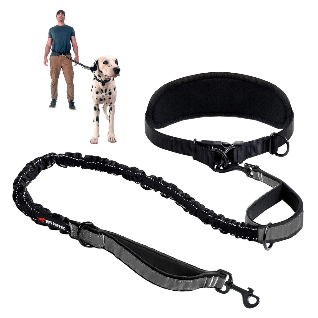 Cross-Border Pet Running Two-Piece Set With Waist Bag, Traction Leash, Anti-Shock Dog Walking Supplies, Dog Leash With Label Option