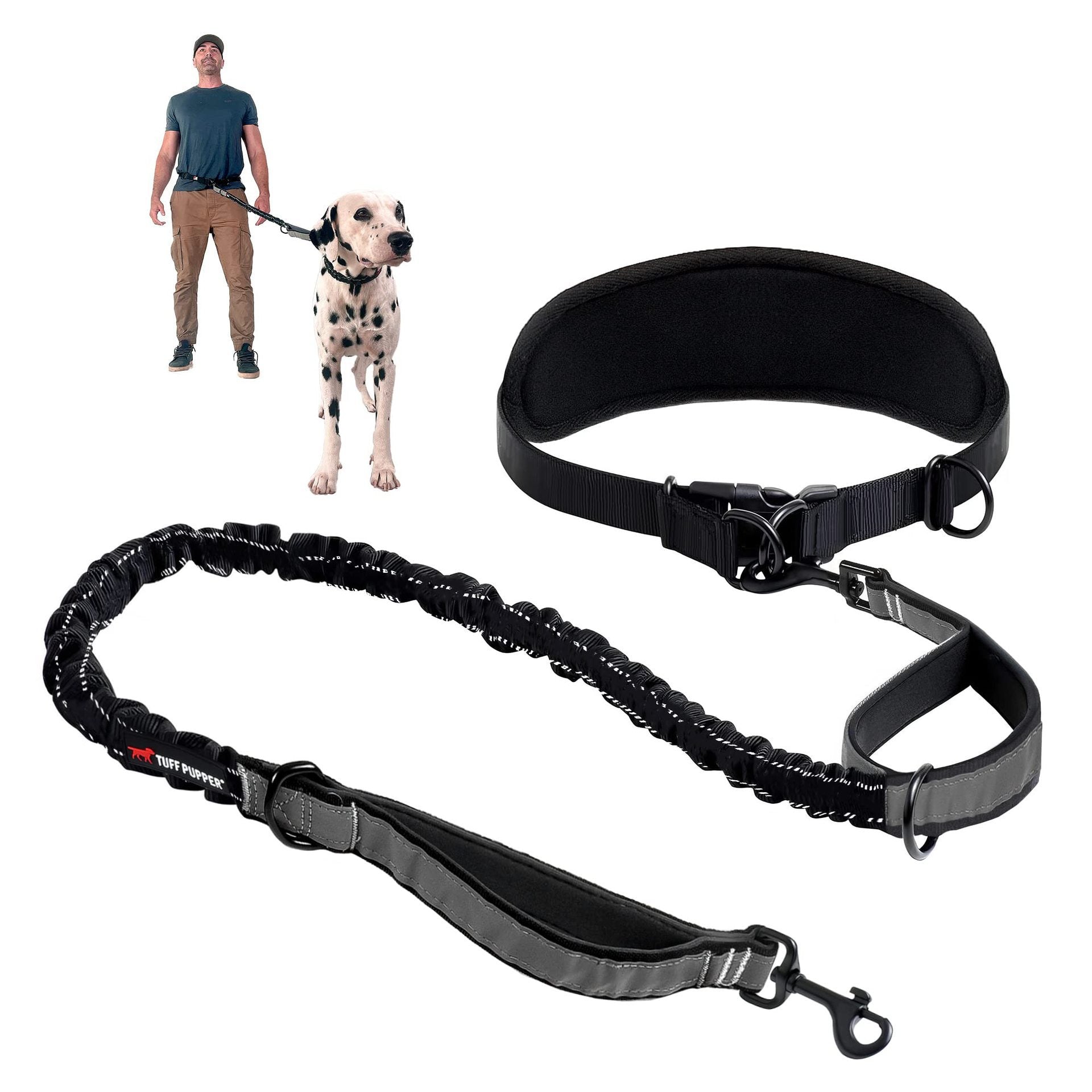 Cross-Border Pet Running Two-Piece Set With Waist Bag, Traction Leash, Anti-Shock Dog Walking Supplies, Dog Leash With Label Option
