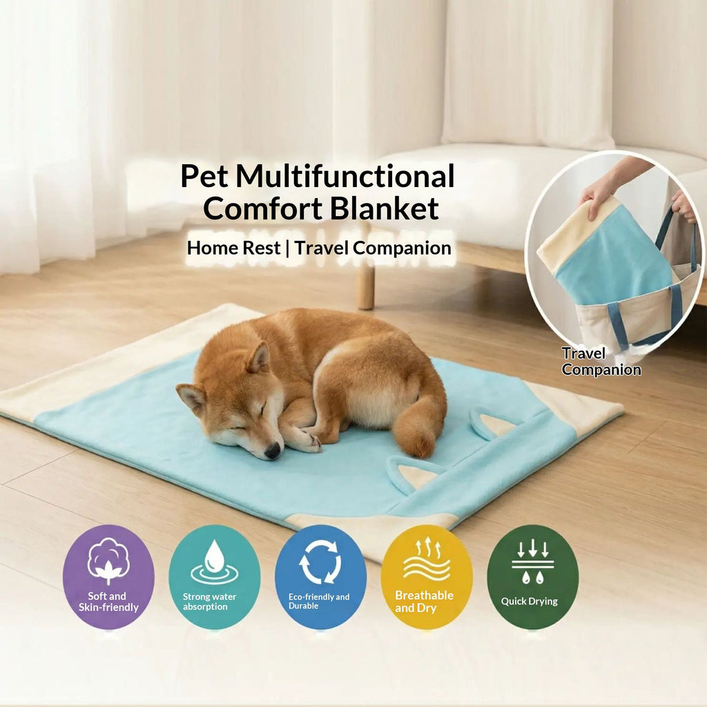 Dog Blanket Sleeping Mat, Plush, Comfortable And Warm, Suitable For Small And Medium-Sized Dogs, Corgis, And Teddy Dogs, Universal Pet Supplies
