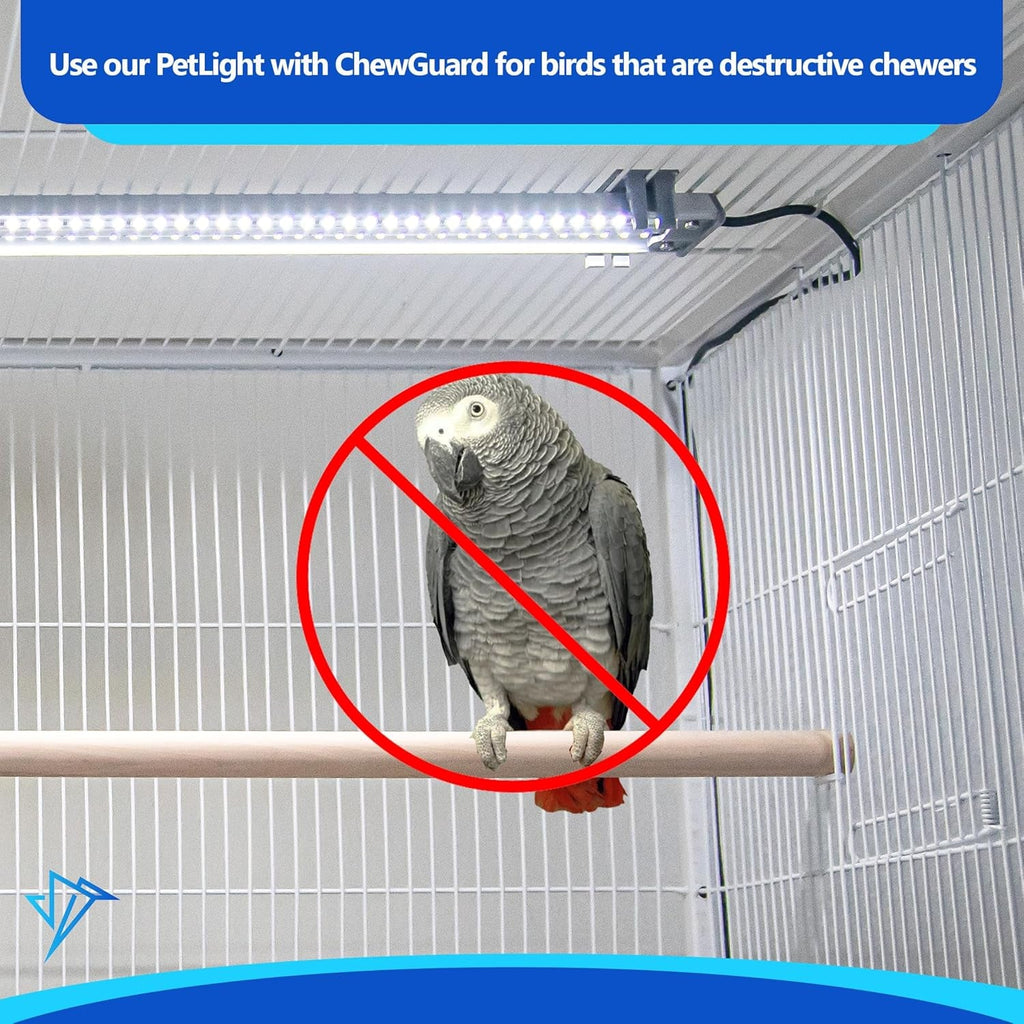 Illuminate Your Bird's World with the Happybird Full Spectrum LED Light - Safe, Easy-to-Install, and Perfect for Soft Bill Birds