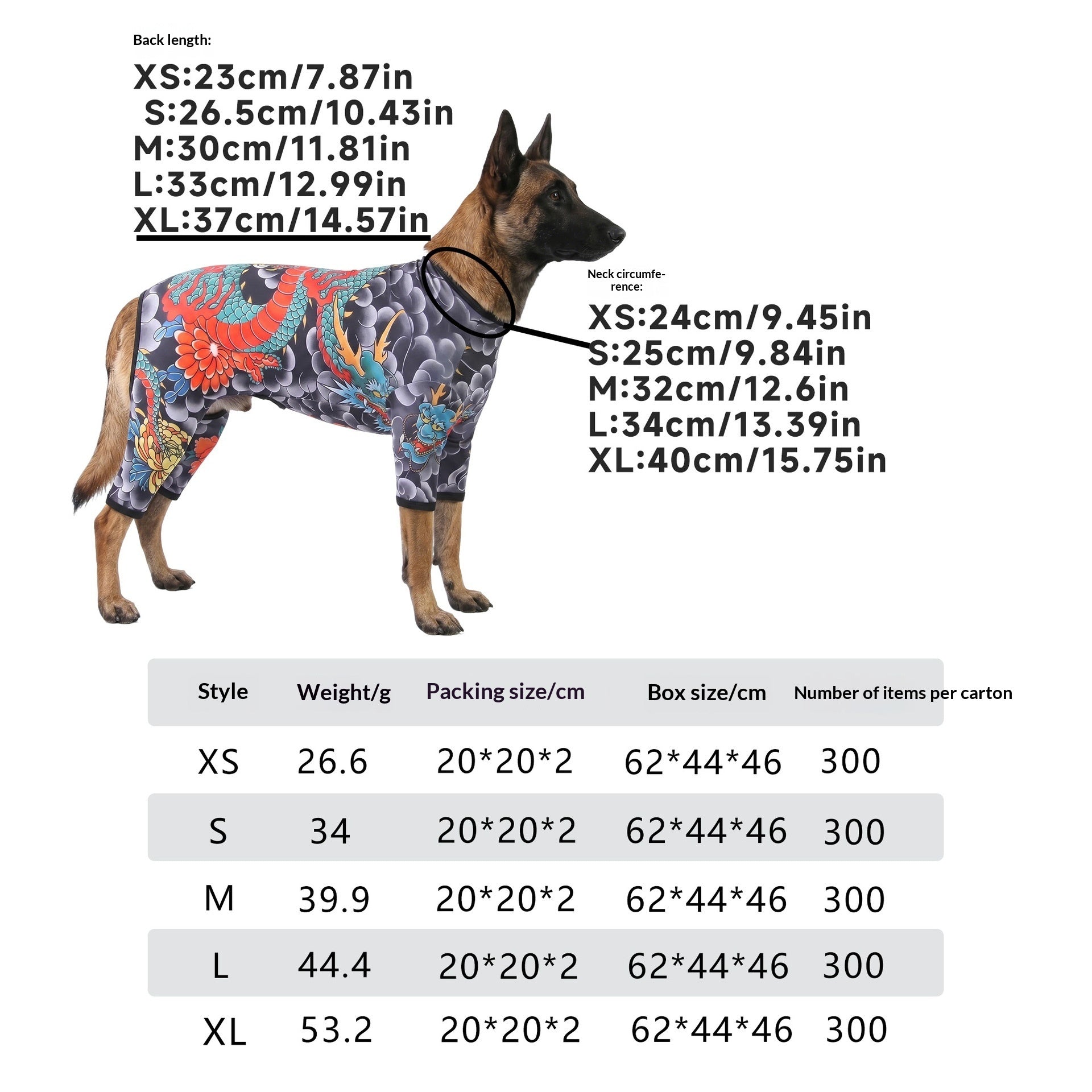 Pet Tattoo Four-Legged Apparel Dog Clothing