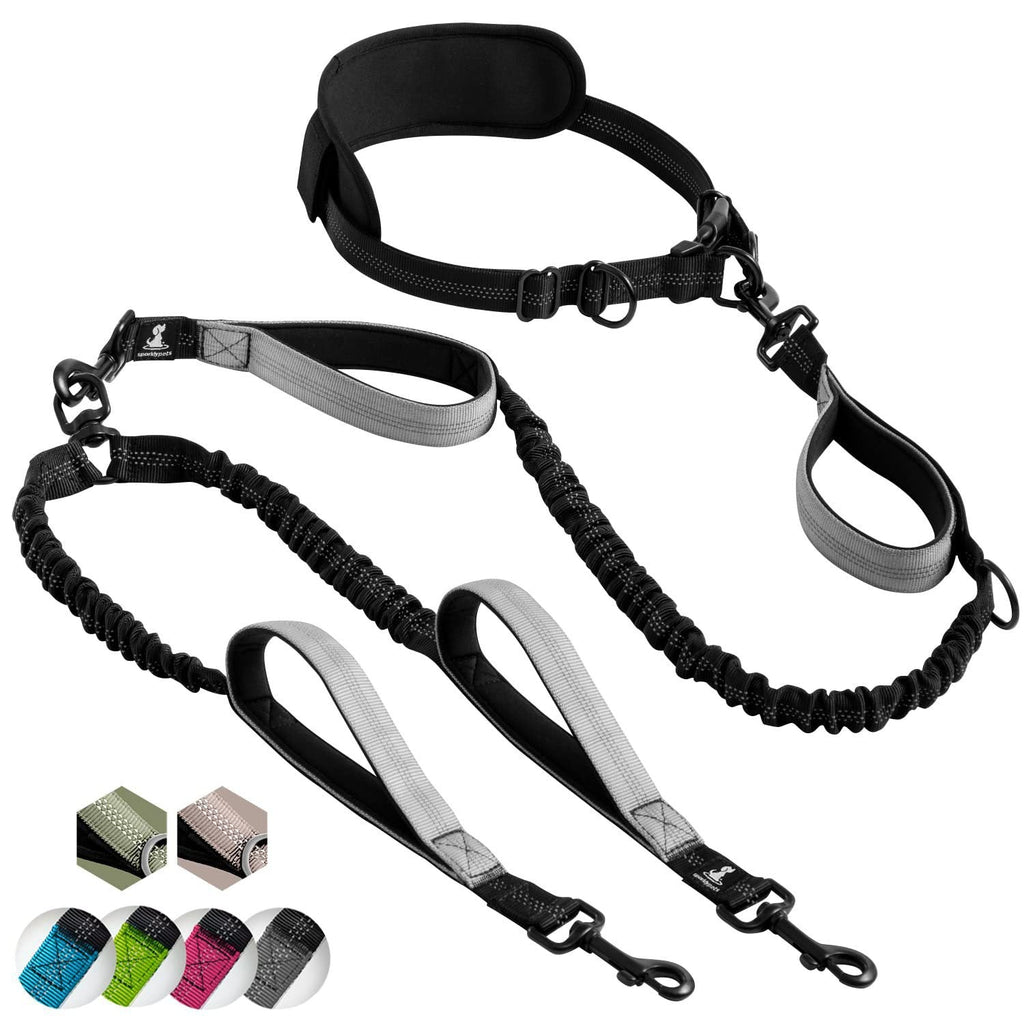Amazon Pet Supplies Multifunctional Reflective Leash Sports Fitness Running Leash Dog Leash Wholesale