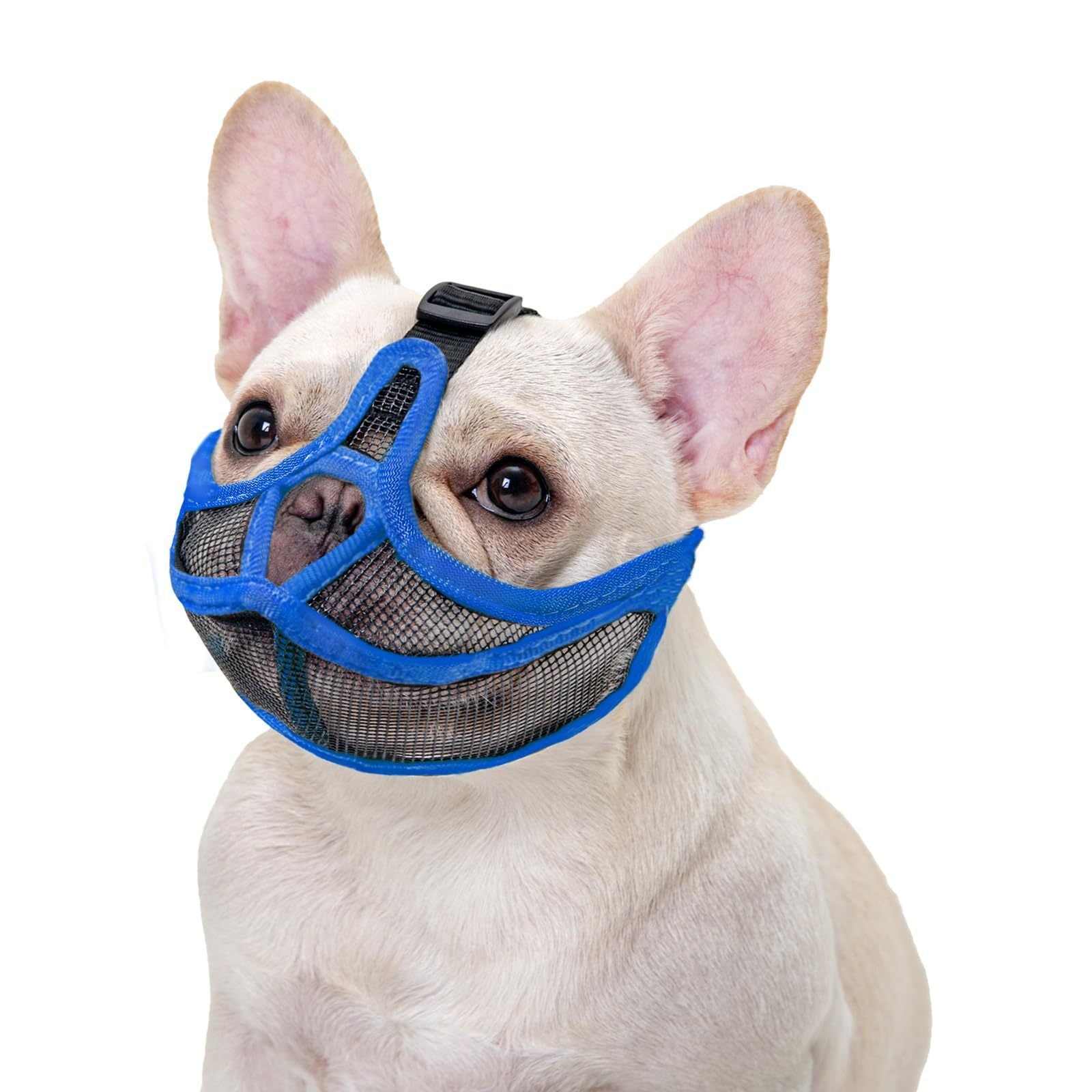 French Muzzle Anti-Bite Short-Snouted Breathable Pug Dog Face Mask Pet