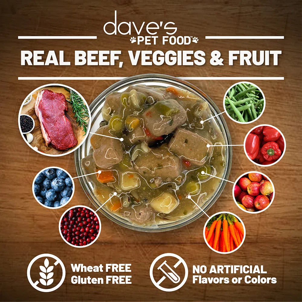 Dave's Stewlicious Meaty Beefy Stew For Dogs (13.2oz)