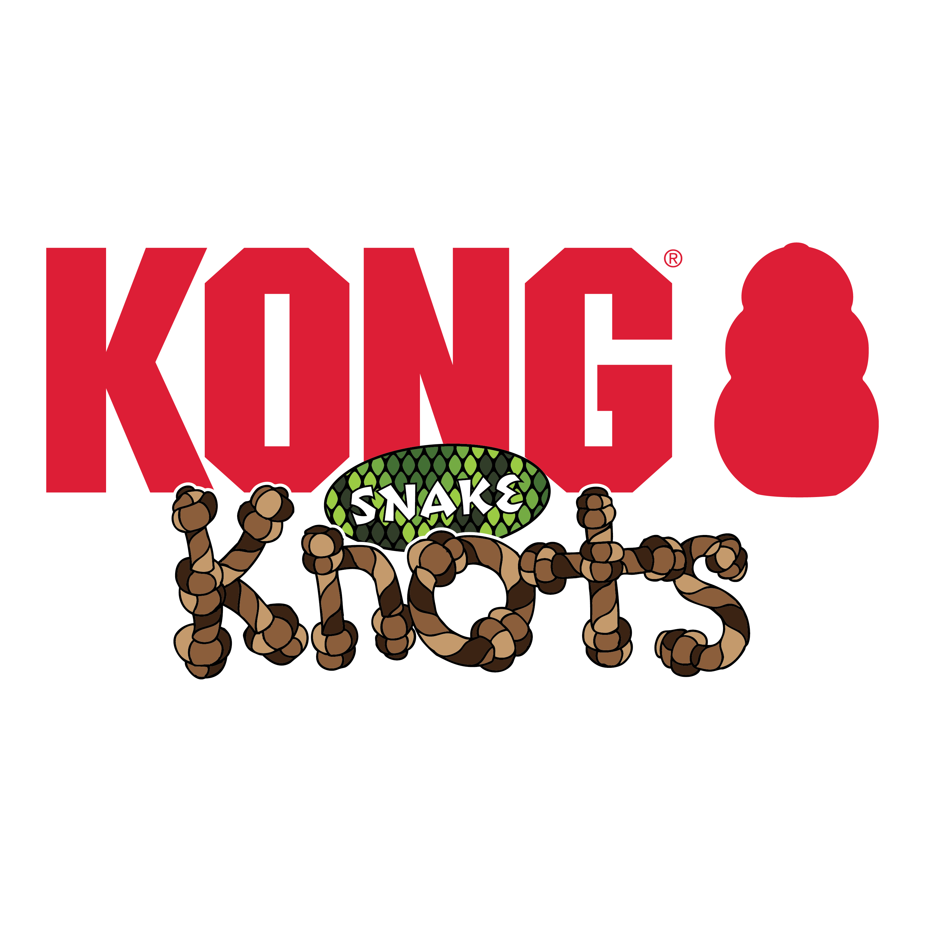 Kong Knots Snake Assorted Medium/Large