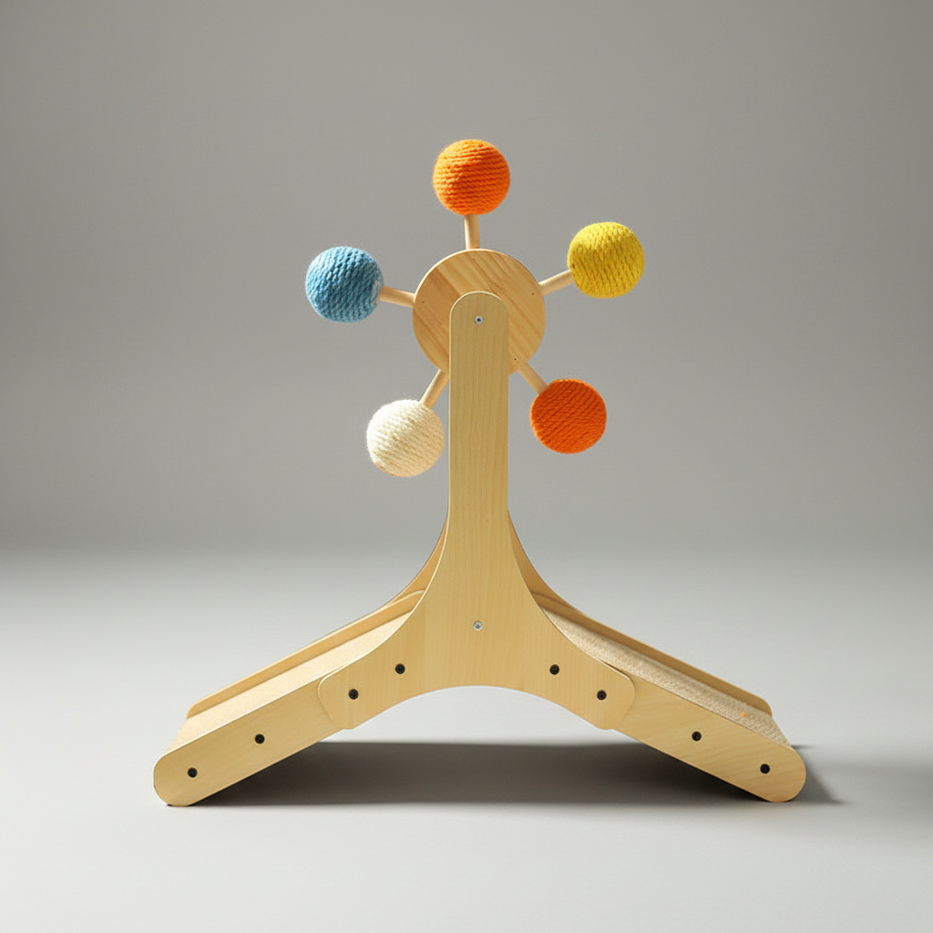 Interactive Ferris Wheel Cat Scratcher
