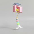 Automatic Hanging Yo-Yo Cat Teaser