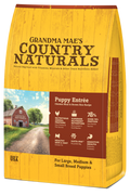 Grandma Mae's Country Naturals Puppy Entrée with Meat & Brown Rice