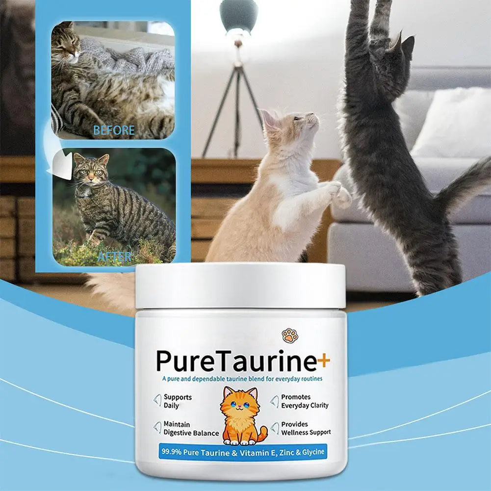 200g Taurine For Cats Taurine Powder Supplement Support Support Heart Health And Maintain Daily Nutritional Supplements