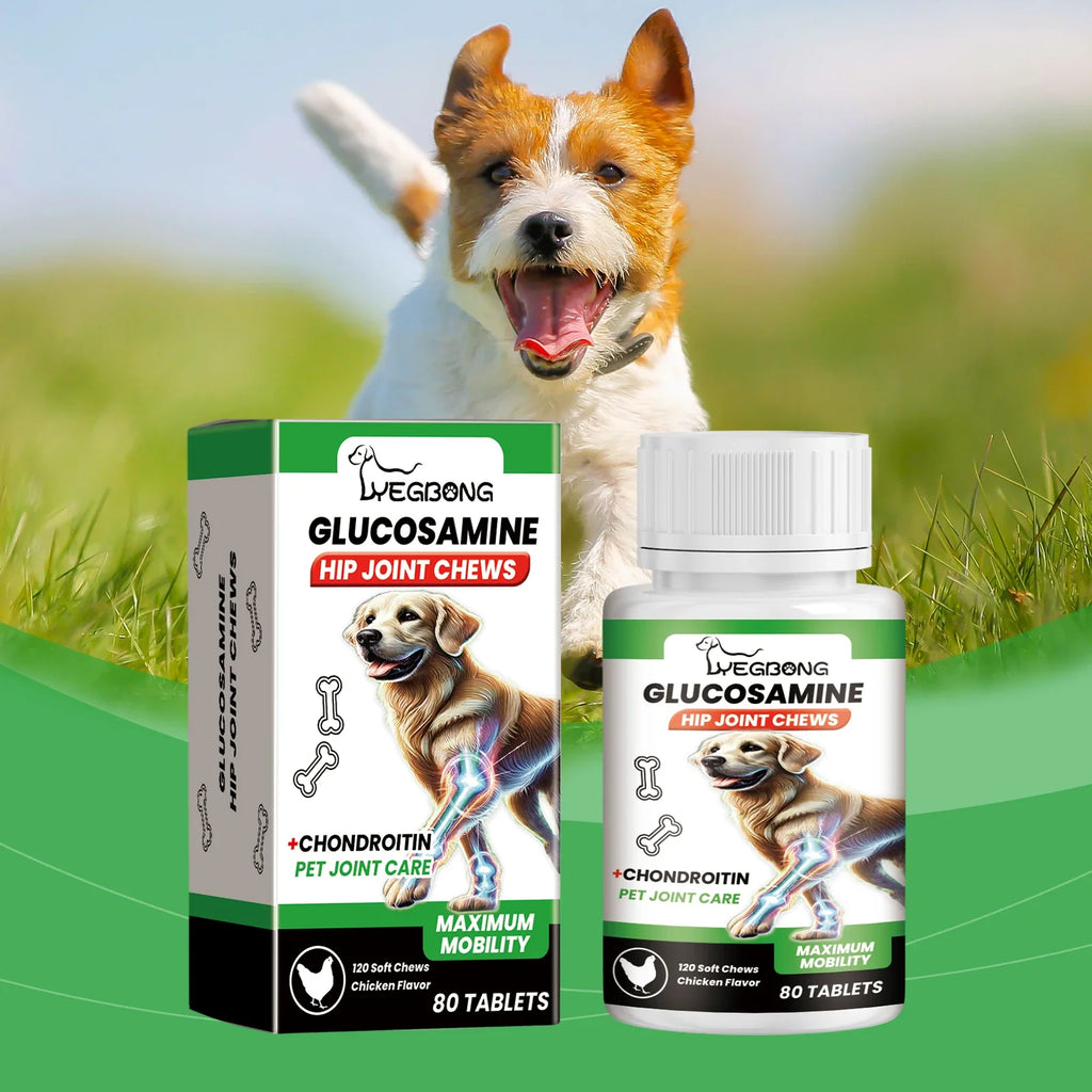Dog Joint Care Tablets, Support Joint Mobility, Boost Vitality, Maintain Cartilage Health, Daily Nutritional Support For Dogs
