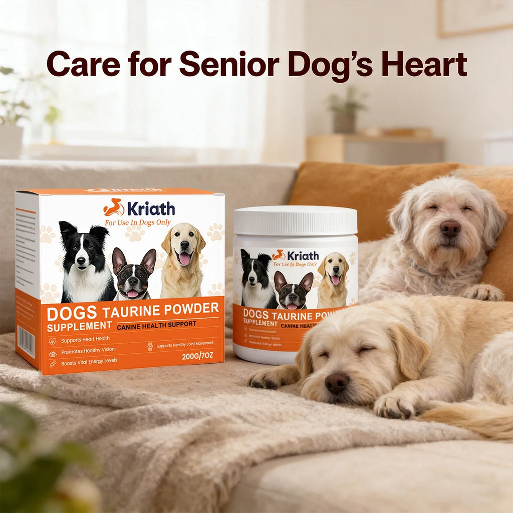 Dogs Taurine Powder Support Heart Health Boosts Vital Energy Levels Maintain Healthy Joint Movement Daily Nutrition Supplements