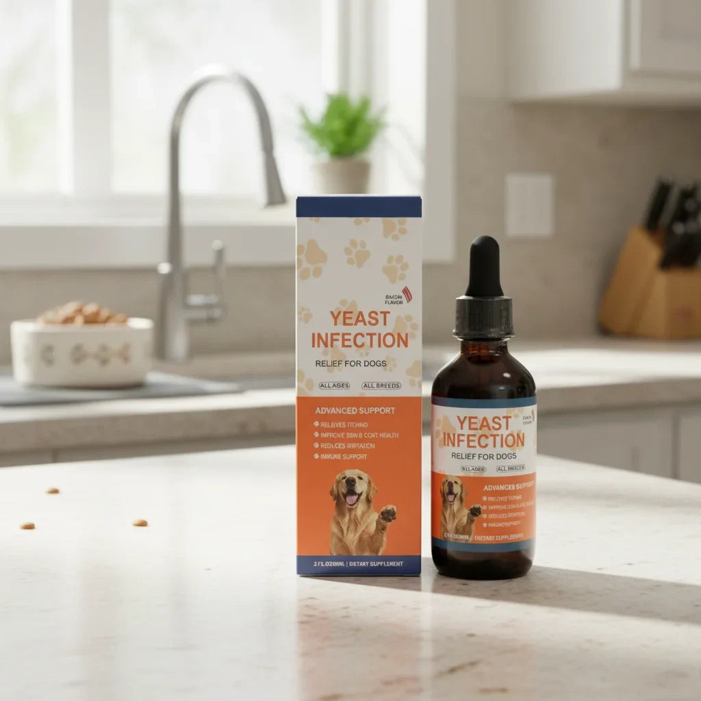Pet Yeast Drops For Dogs Cats Gentle Care Supplement Improve Nutrient Absorption Dietary Drops Relieve Itching Inflammation 1pcs