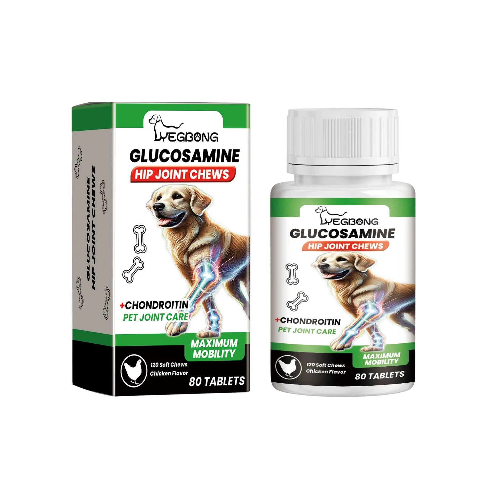 Dog Joint Care Tablets, Support Joint Mobility, Boost Vitality, Maintain Cartilage Health, Daily Nutritional Support For Dogs