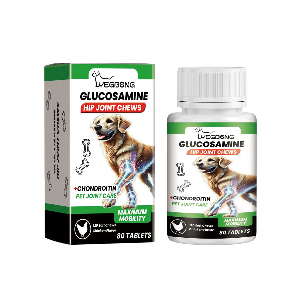Dog Joint Care Tablets, Support Joint Mobility, Boost Vitality, Maintain Cartilage Health, Daily Nutritional Support For Dogs