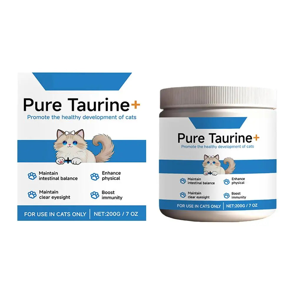 Cat Taurine Powder Gentle Formula To Care For Pet's Comfortable Body Massage Care Nutrition Powder Taurine powder for cats