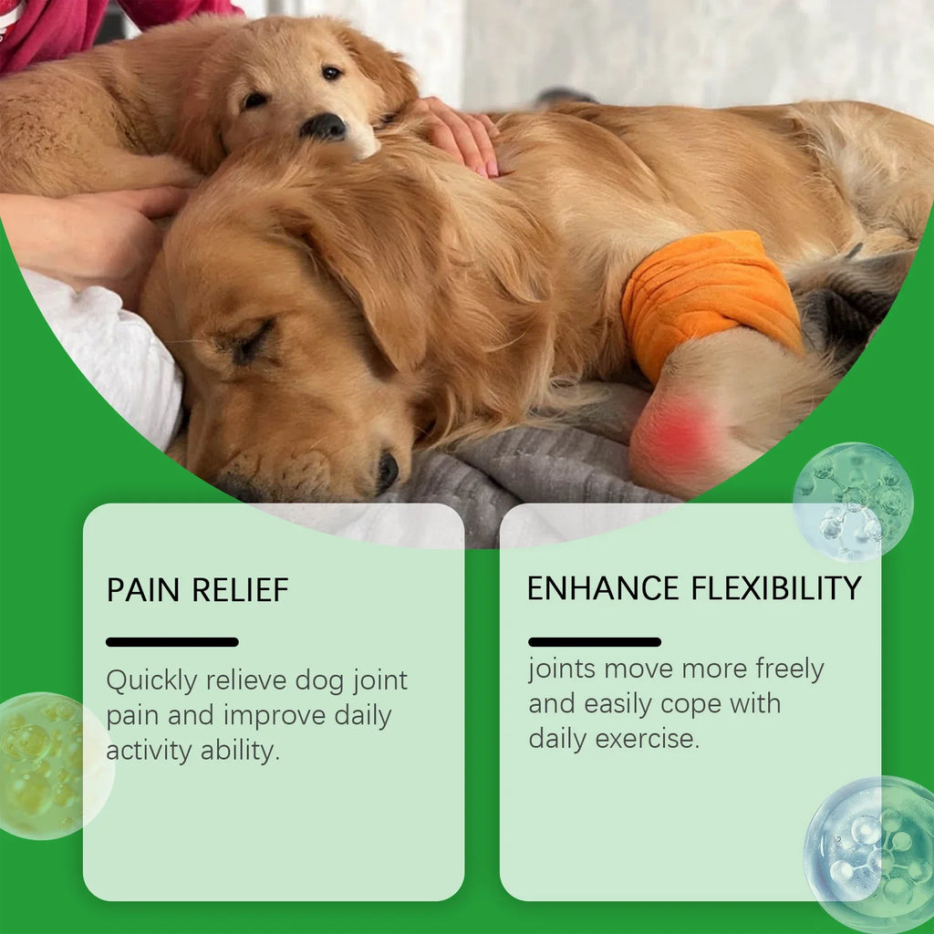 Dog Joint Care Tablets, Support Joint Mobility, Boost Vitality, Maintain Cartilage Health, Daily Nutritional Support For Dogs