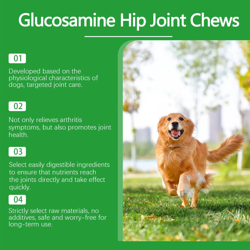 Dog Joint Care Tablets, Support Joint Mobility, Boost Vitality, Maintain Cartilage Health, Daily Nutritional Support For Dogs