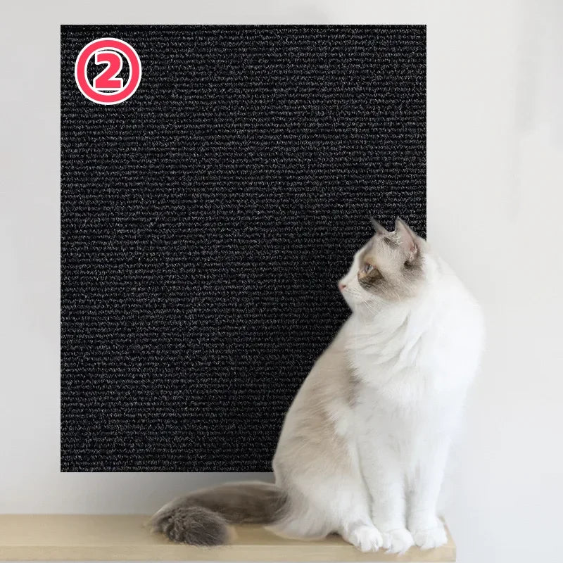 Trimmable Self-Adhesive Carpet Cats Scratch Board Wall Anti Cat Scratch Sofa Diy Cats Scratch Board Sofa Protection Paws Sharpen