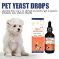 60ml Pet Yeast Infection Drops Liquid Supplement for Dogs & Cats Gut Health Immune System & Digestion