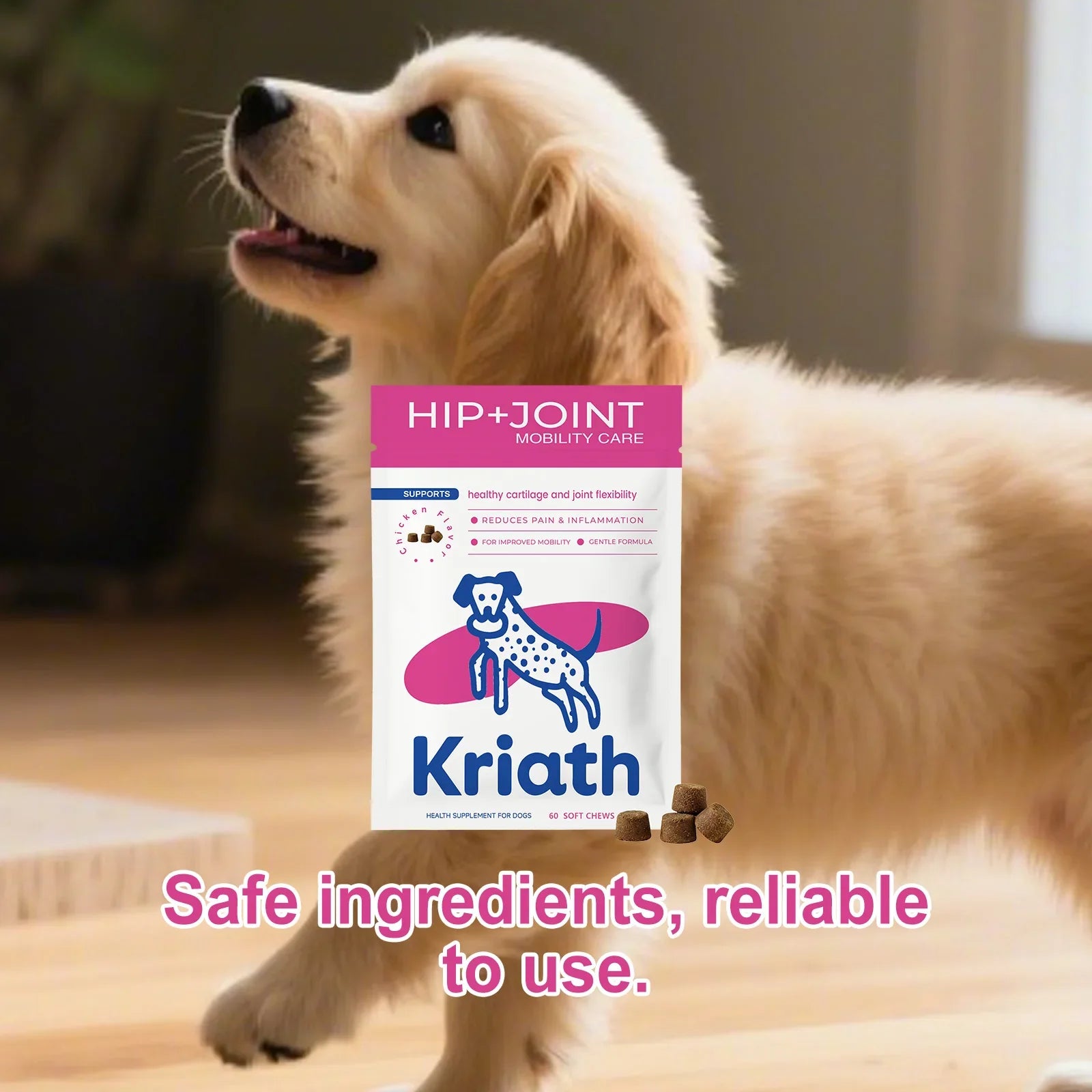 Dog Joint Supplement Soft Chews Cartilage Care Immune Boost Mobility Support Joint Care Support Immune System For All Ages Puppy