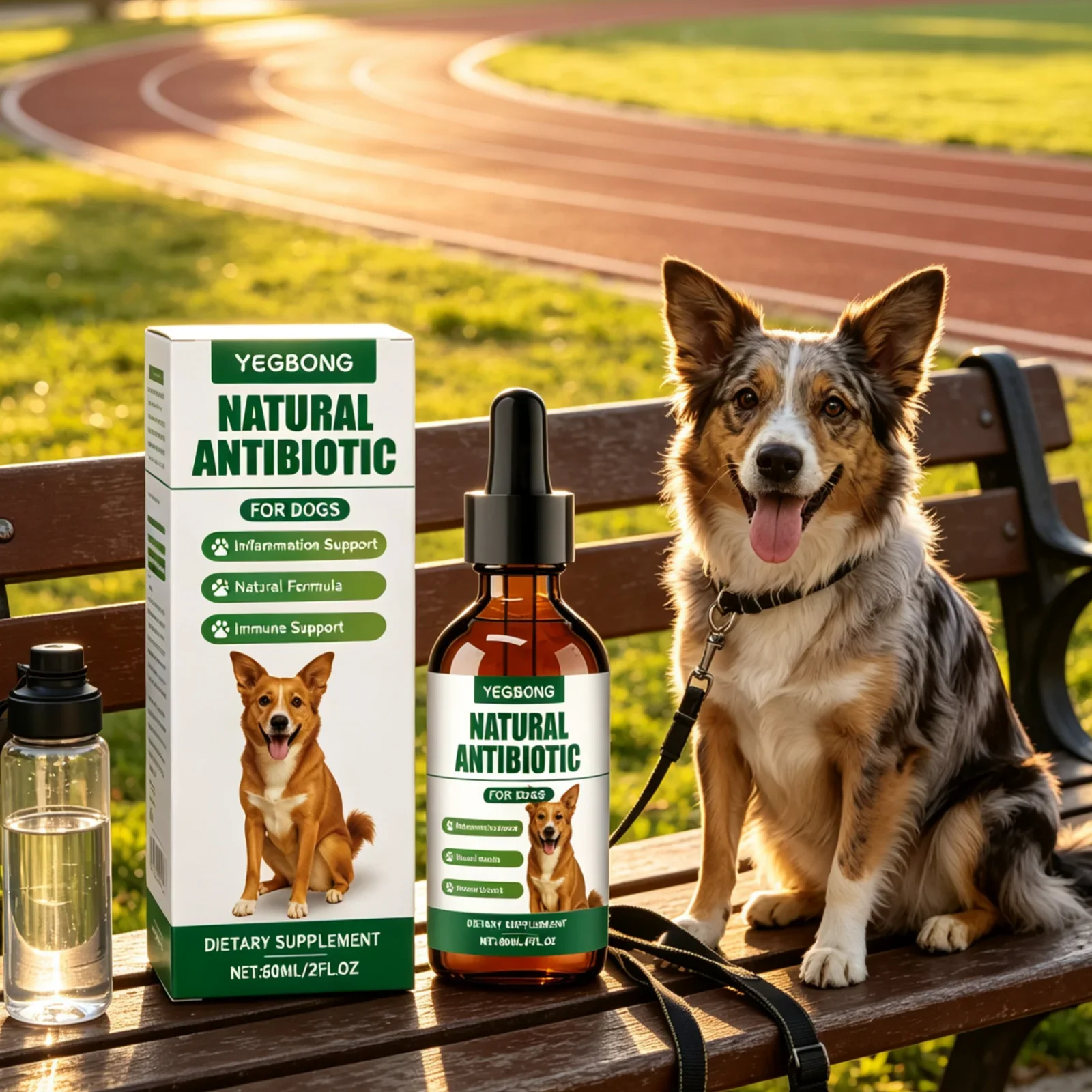 YEGBONG Natural Antibiotic for Dogs Care Daily Protection Regulate Metabolism Boost Immunity Gentle Dog Dietary Supplement 60ml