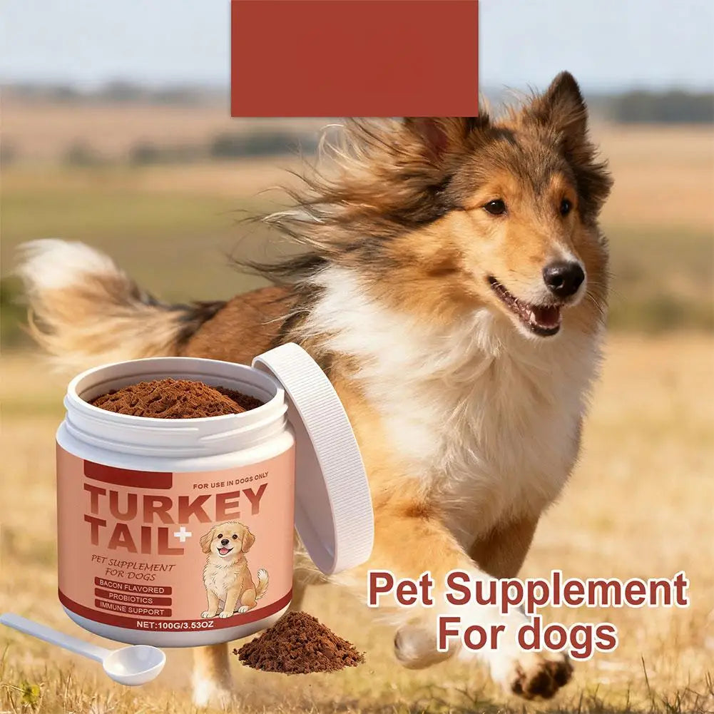 100g Bacon Flavored Pet Health Supplement Elderly Dog Maintenance Joint Intestinal Skin Care Dog Probiotics Immune Support Agent