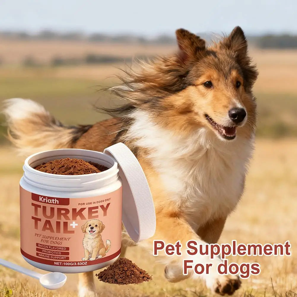 Dog Immune Support Supplement – 100g Daily Immunity Defense, Promotes Healthy Immune System Function for Breeds, Easy-Mix Powder