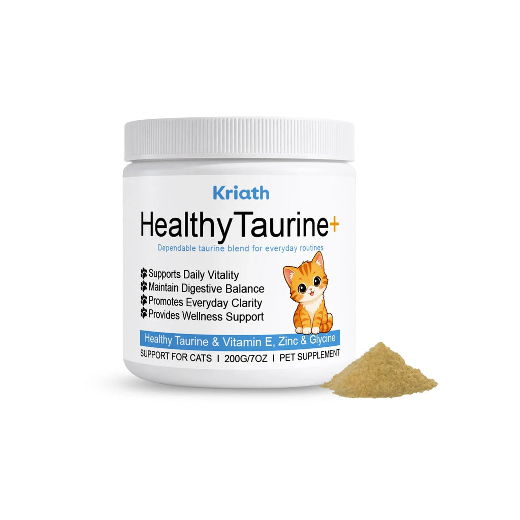 Cat Taurine Supplement Powder, Mild Formula Daily Nutrition Care Powder, Support Kitty Vitality & Wellness