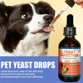 60ml Pet Yeast Drops for Digestive Health Improves Diarrhea & Constipation Enhances Skin & Hair Health Pet Care Supplement