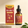 Kriath Pet Multivitamin Supplement Immune Support Improve Digestion Fix Malnutrition Daily Vitality Mild Pet Vitamin Drops 60ml