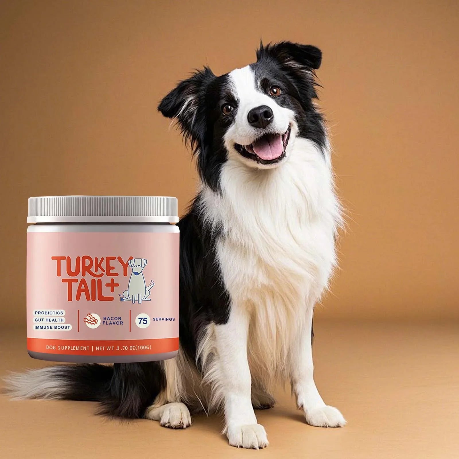 Pet Probiotic Supplement - Gentle Formula for Dogs, Daily Care, Comfort Support, Digestive Health and Immune Boost