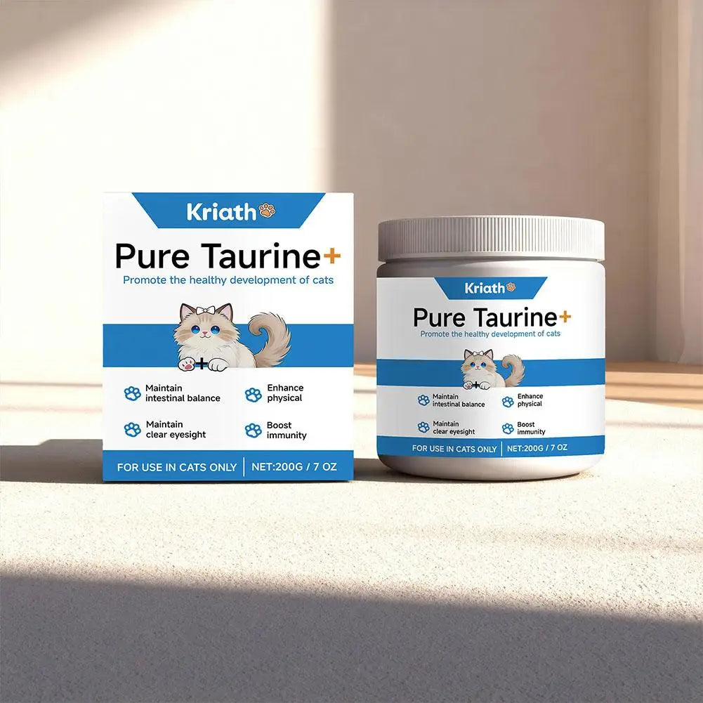 Taurine Powder For Cats Gentle Formula Supports Heart, Vision Overall Health Daily Care Supplement For Comfort And Well-Being