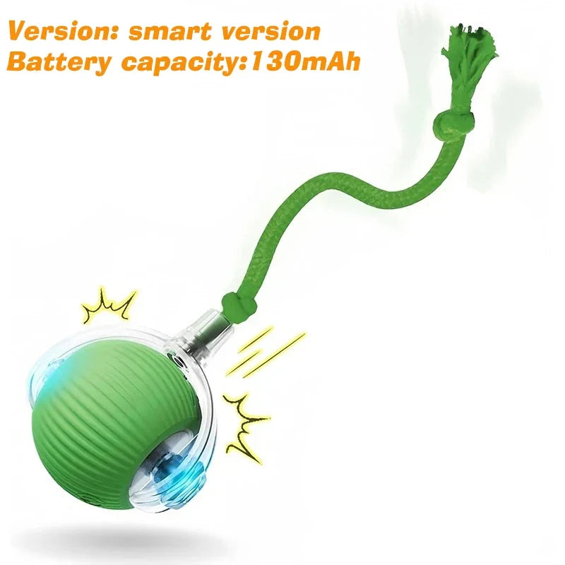New Cat Interactive Ball Toy Automatic Rolling Cat Ball Rechargeable Smart Kitten Interactive Toy Intelligent Balls Toy for Cat