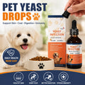 Dog Yeast Infection Relief Drops Itch Relief Pet Liquid Supplement Skin Coat Health Ear Eye Care Bacon Flavor 60ml
