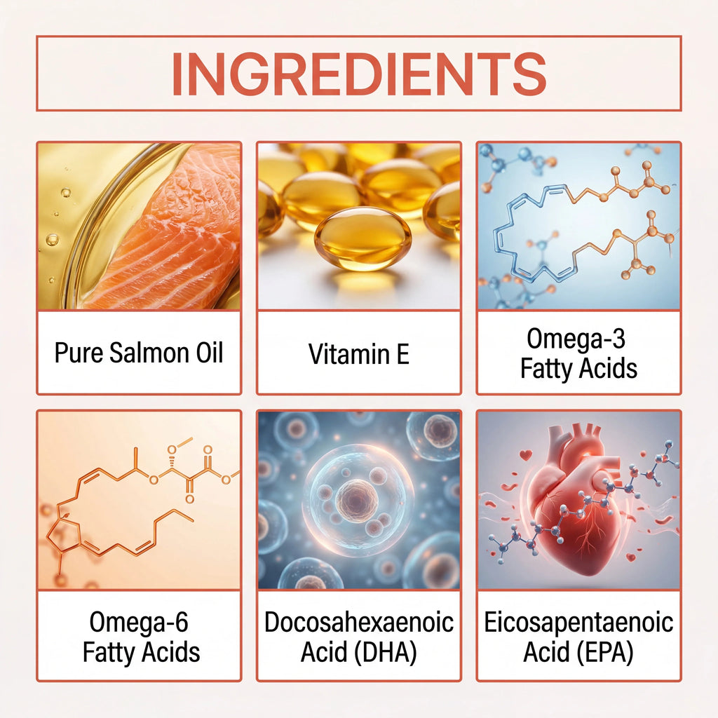 100ml Pure Salmon Oil for Dogs and Cats Omega 3 Fatty Acids Liquid Skin and Coat Supplement Joint Support Pet Health Supplies
