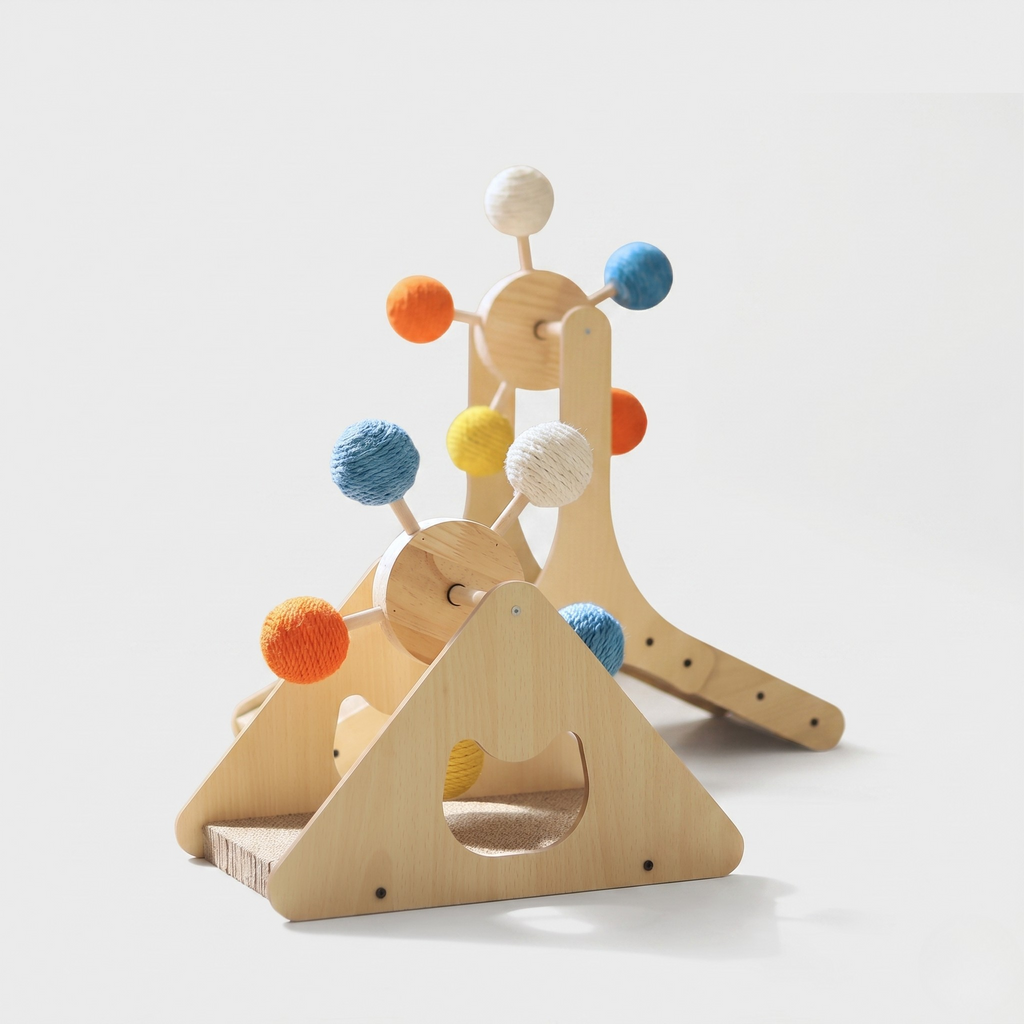 Interactive Ferris Wheel Cat Scratcher