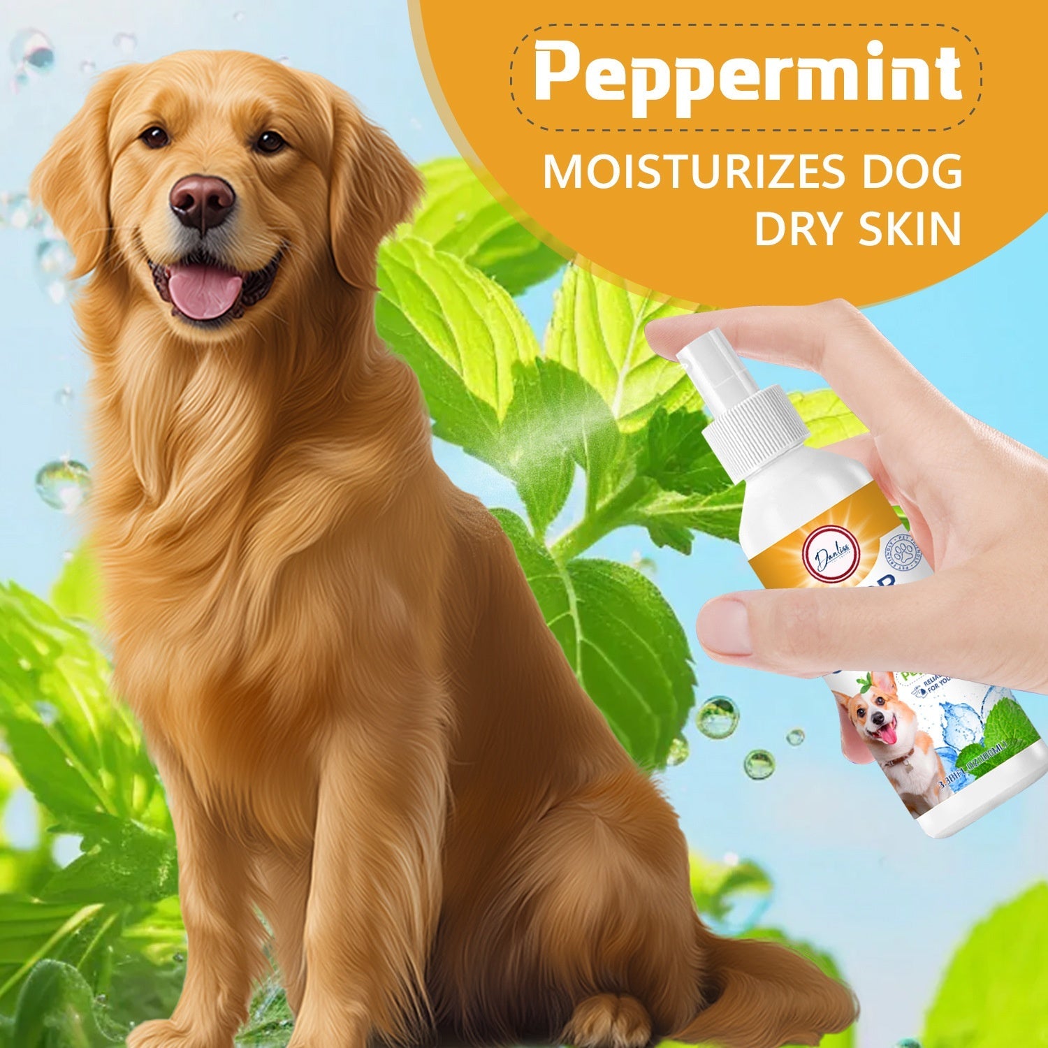 Cat And Dog Antibacterial Long-lasting Deodorizing Pet Air Freshener Spray