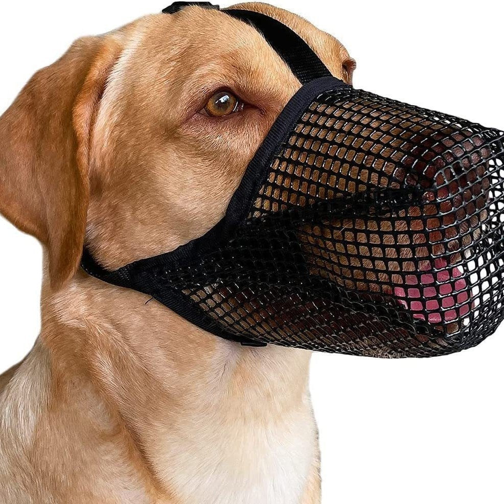 Dog Muzzle Mesh Breathable Pet