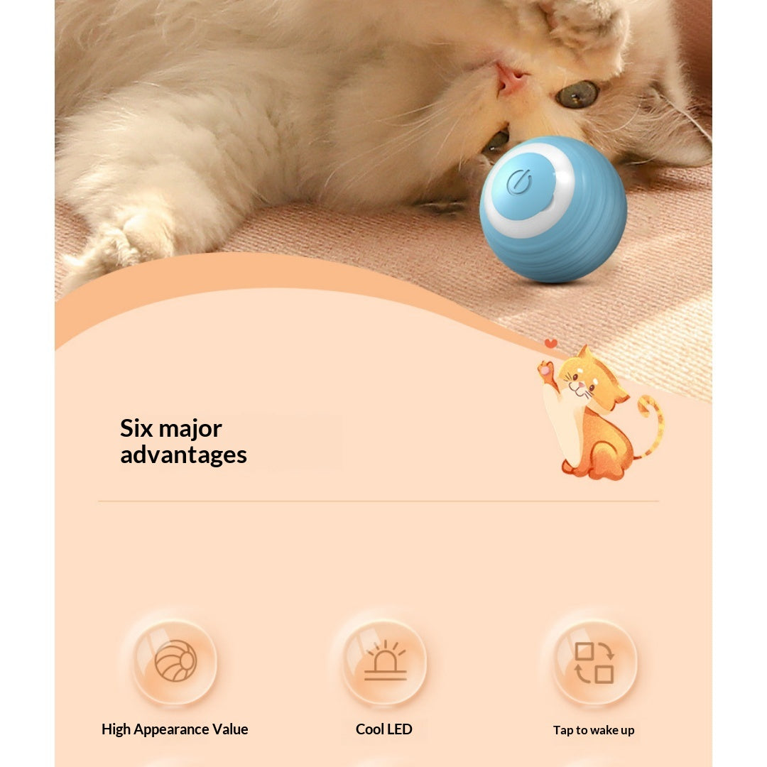 Automatic Self-Play Cat Toy Ball