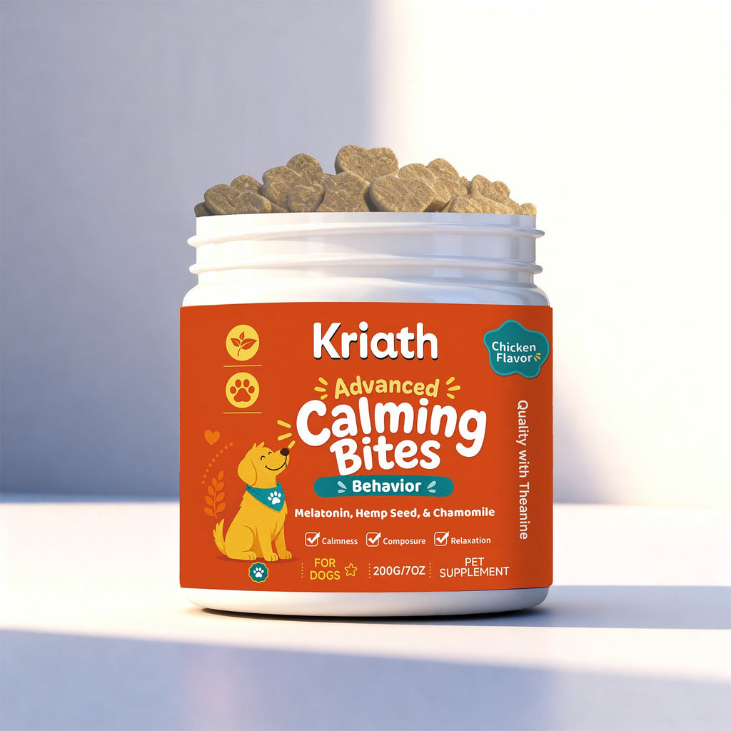Dog Nutritional Chewable Tablets Help Dogs Take Care Of Daily Behavior Balance And Peaceful Rest Care