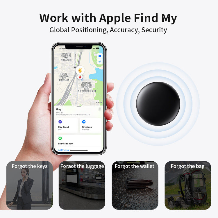 AirTag Anti-loss Device, Compatible With Apples Find My Locator And Pet Tracker